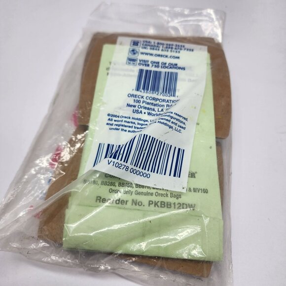 Oreck Housekeeper 12 Disposable Vacuum Bags PKBB12DW Plus 1 Motor Filter - Picture 4 of 4